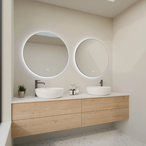 Framed CIRCO S Round LED Bathroom Mirror