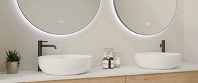 Framed CIRCO S Round LED Bathroom Mirror