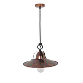 Benson S AC 1 light Small 30cm E27 Pendant Acid Copper Wash