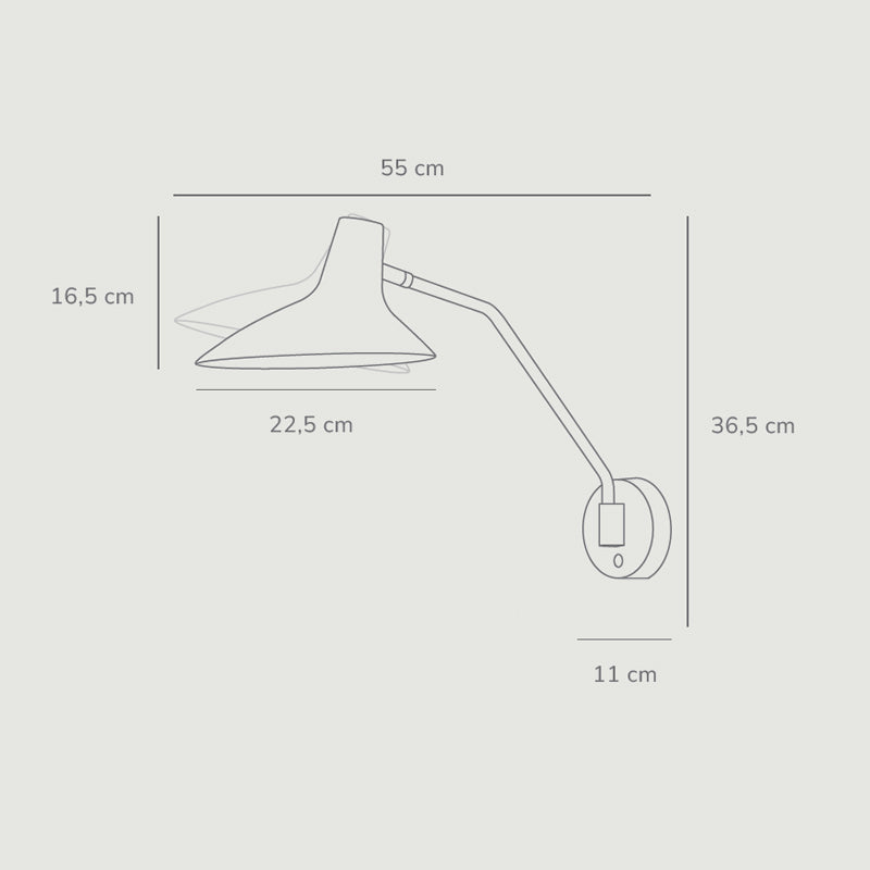 Darci Wall light Sand