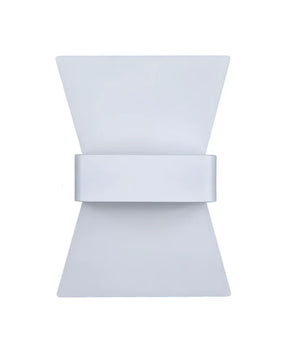 DAVOS City Series LED Interior Matte White Bow Wall Light