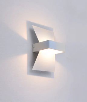 DAVOS City Series LED Interior Matte White Bow Wall Light