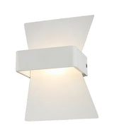 DAVOS City Series LED Interior Matte White Bow Wall Light