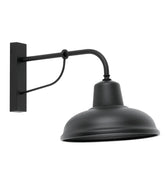 DEKSEL Industrial Matte Black Interior Wall Light