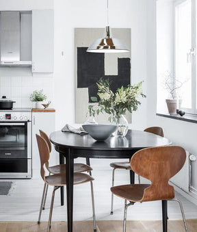 DIVO: Industrial Retro Dome Chrome Pendant Light