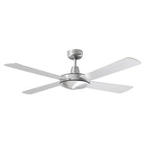 Lifestyle 1320mm 4 Blade Ceiling Fan Only Brushed Aluminium