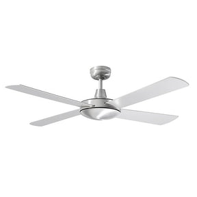 Lifestyle 1320mm 4 Blade Ceiling Fan Only Brushed Aluminium