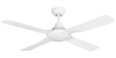 Discovery II 1320mm 4 Blade ABS Ceiling Fan Only White