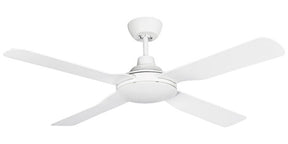 Discovery II 1320mm 4 Blade ABS Ceiling Fan Only White
