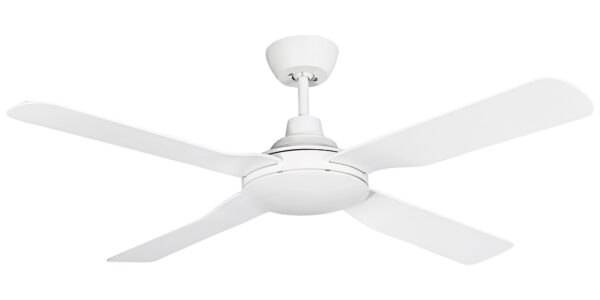 Discovery II 1320mm 4 Blade ABS Ceiling Fan Only White