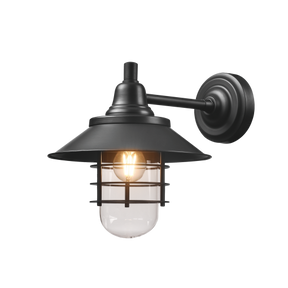 Epping BLK Brass E27 Wall Bracket Exterior