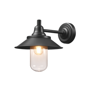 Epping BLK Brass E27 Wall Bracket Exterior