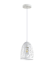 ESCAMA: Interior Iron Cage Ellipse Pendant Lights