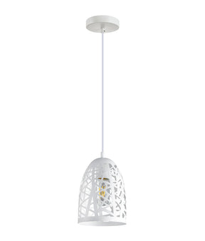 ESCAMA: Interior Iron Cage Ellipse Pendant Lights