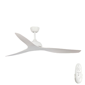 Eco Style DC Ceiling Fan with Remote Control – White 60″