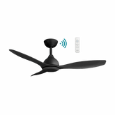 Elite DC 1320mm 3 ABS Blade WIFI & Remote Control Ceiling Fan Only Matt Black
