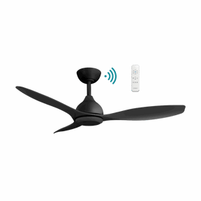 Elite DC 1320mm 3 ABS Blade WIFI & Remote Control Ceiling Fan Only Matt Black