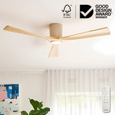 Gaia DC Ceiling Fan with Dimmable CCT LED Light – 48″