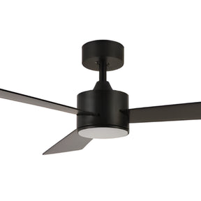 Urban-iD DC Ceiling Fan with LED Light – Black 52″