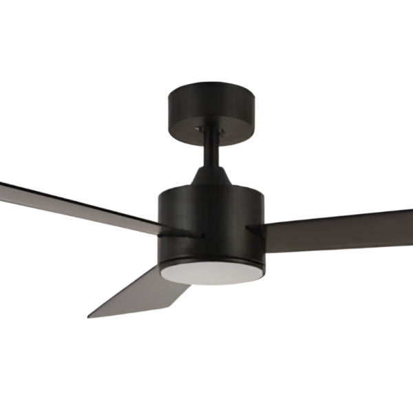 Urban-iD DC Ceiling Fan with LED Light – Black 52″