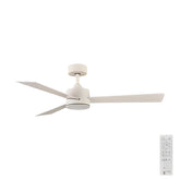 Urban-iD DC Ceiling Fan with LED Light – White 52″