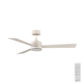 Urban-iD DC Ceiling Fan with LED Light – White 52″