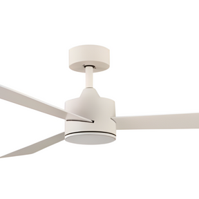 Urban-iD DC Ceiling Fan with LED Light – White 52″