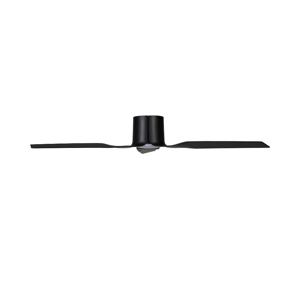 Fanco Flow DC Ceiling Fan with LED Light – Black 52″