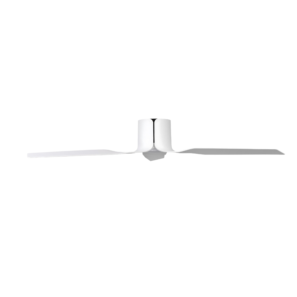 Fanco Flow DC Ceiling Fan with LED Light – White 52″