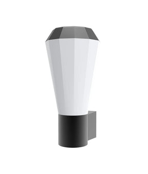 GEB Exterior LED Dark Grey Tapered Surface Mounted Wall Light IP54