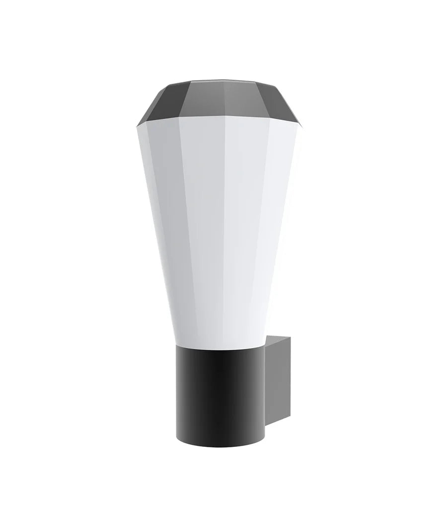 GEB Exterior LED Dark Grey Tapered Surface Mounted Wall Light IP54
