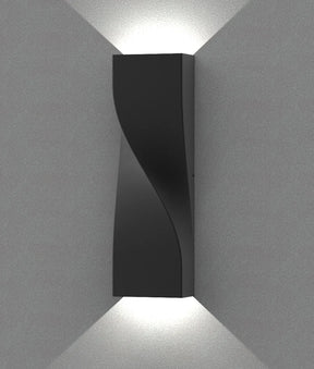 GIROTRI Large Exterior LED Tri-CCT Surface Mounted Up/Down Twist Wall Lights IP65