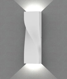 GIROTRI Large Exterior LED Tri-CCT Surface Mounted Up/Down Twist Wall Lights IP65