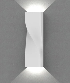 GIROTRI Large Exterior LED Tri-CCT Surface Mounted Up/Down Twist Wall Lights IP65