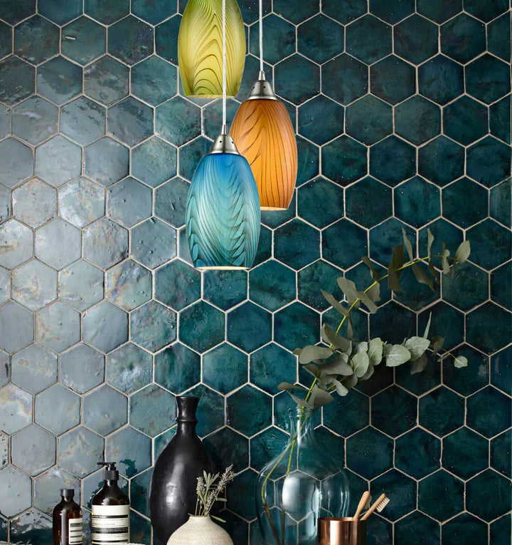 GLAZE: Hand Blown Glass Pendant Lights