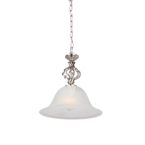 Geneva P1 Sat/Chr 1 Light 30cm E27 Pendant Satin Nickel