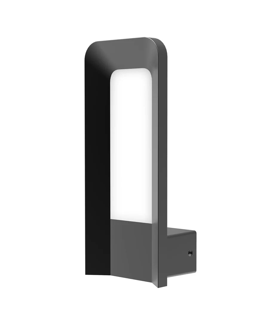 HATHOR Exterior LED Dark Grey Rectangular Surface Mounted Wall Light IP54