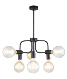 HEXA: Interior Modern Abstract Pendant Lights - 6 Lamps