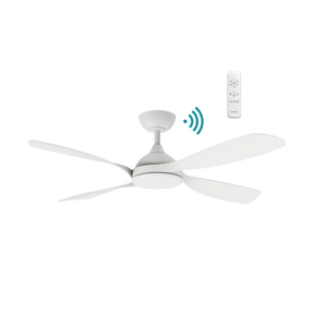 Hampton DC 1320mm 4 ABS Blade WIFI & Remote Control Ceiling Fan Only Matt White