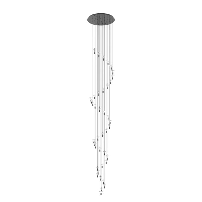 COMAREIRA H/L 40X 1.8W LED TRI-COL NKL NERO