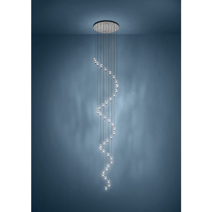 COMAREIRA H/L 40X 1.8W LED TRI-COL NKL NERO