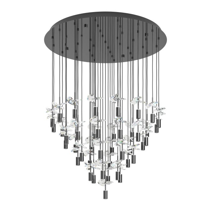 COMAREIRA H/L 43X 1.8W LED TRI-COL NKL NERO