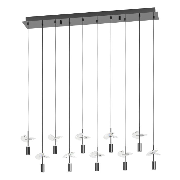 COMAREIRA H/L 10X2.1W LED TRI-COL NKL NERO