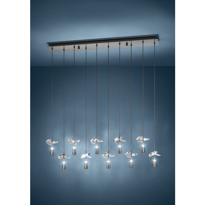 COMAREIRA H/L 10X2.1W LED TRI-COL NKL NERO