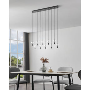 COMAREIRA H/L 10X2.1W LED TRI-COL NKL NERO