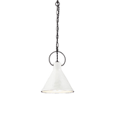 Ivy 1 Light 24cm E27 Porcelain Pendant