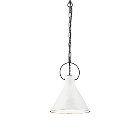 Ivy 1 Light 24cm E27 Porcelain Pendant