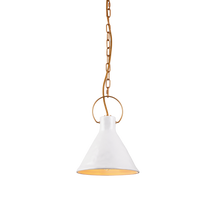 Ivy 1 Light 24cm E27 Porcelain Pendant