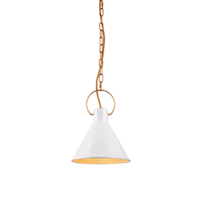 Ivy 1 Light 24cm E27 Porcelain Pendant