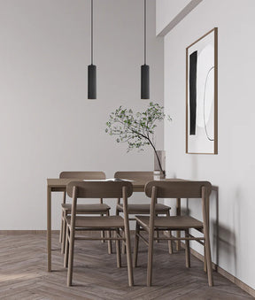 KOLONNE: Interior GU10 Ribbed Cylinder Pendant Lights